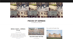 Desktop Screenshot of piecesofgerman.com